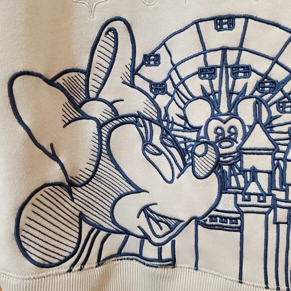 Disneyland 2018 Gray Crewneck Sweater Exclusive - Picture 12 of 15